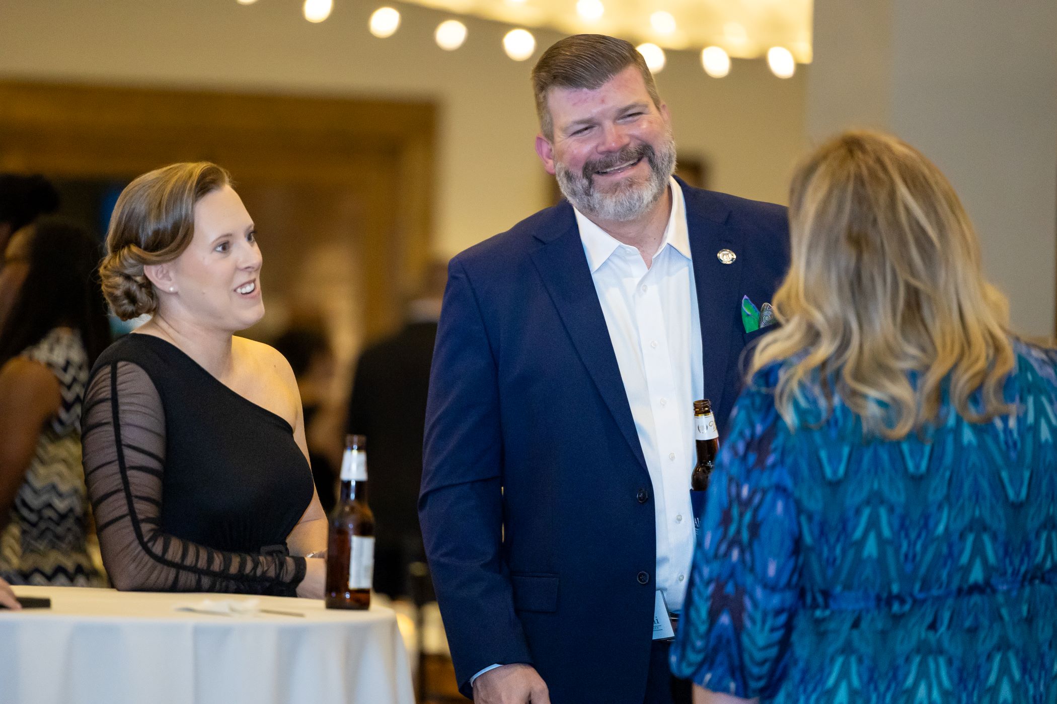 alumni socializing at an event