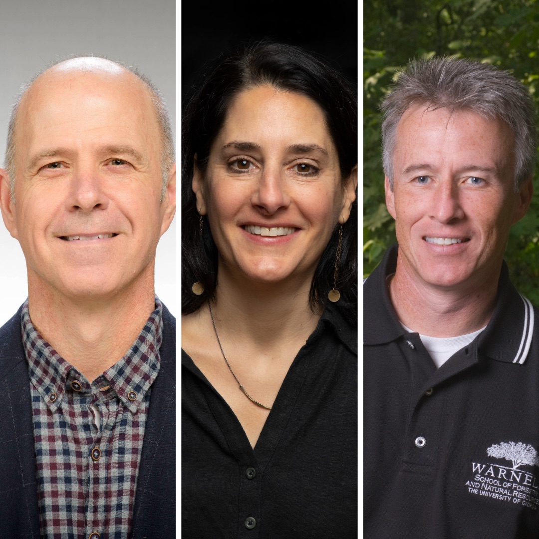 Lang, Immordino-Yang  and Green smile to camera