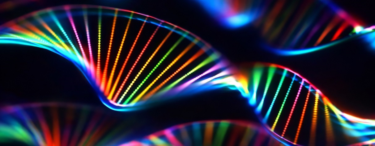 psychedelic double helix image