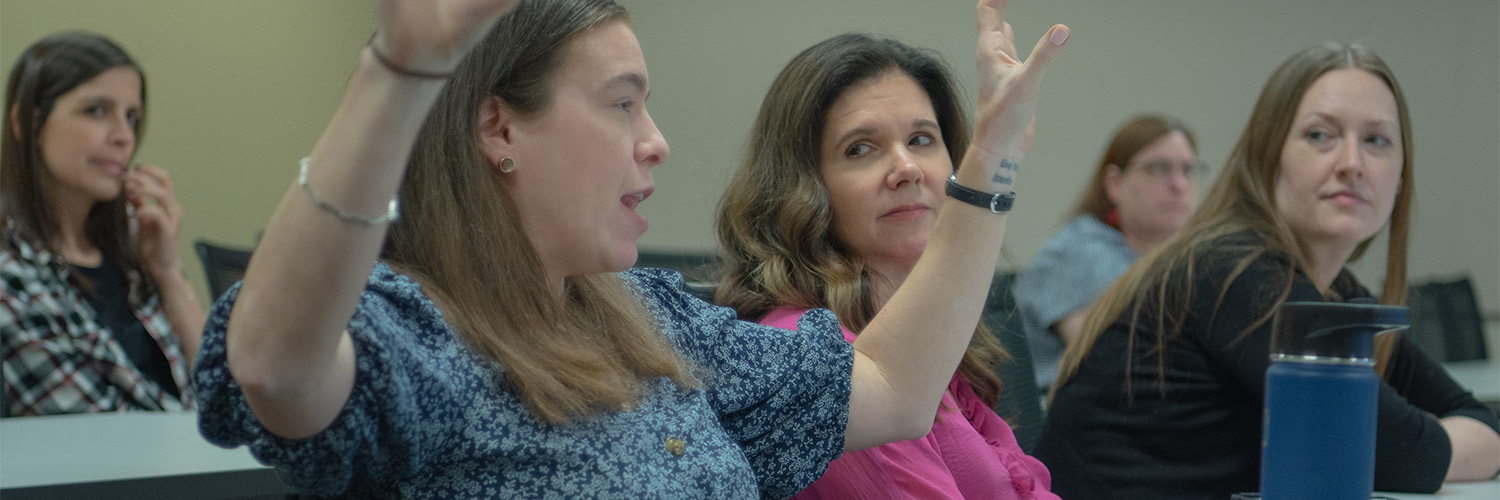 Dr. Elizabeth Culatta, Dr. Martha Ginn, and Dr. Ashley Hopkins