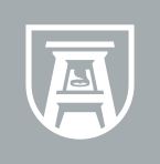 white AU logo on gray background