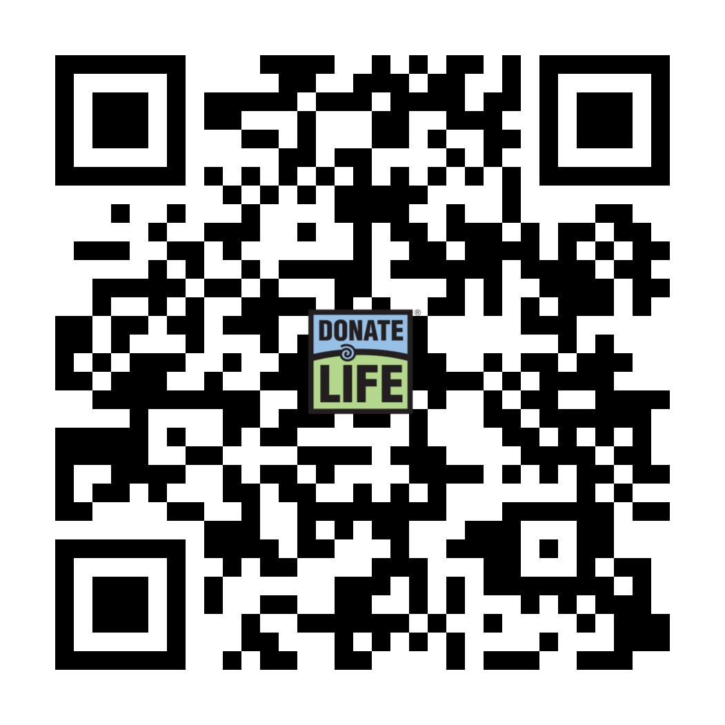 Donate Life QR Code