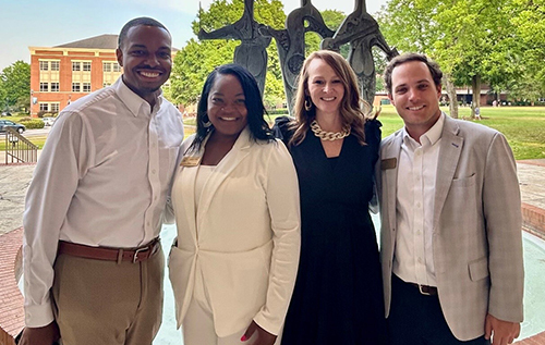 Director of Federal Government Relations, Monty Philpot, with congressional staff