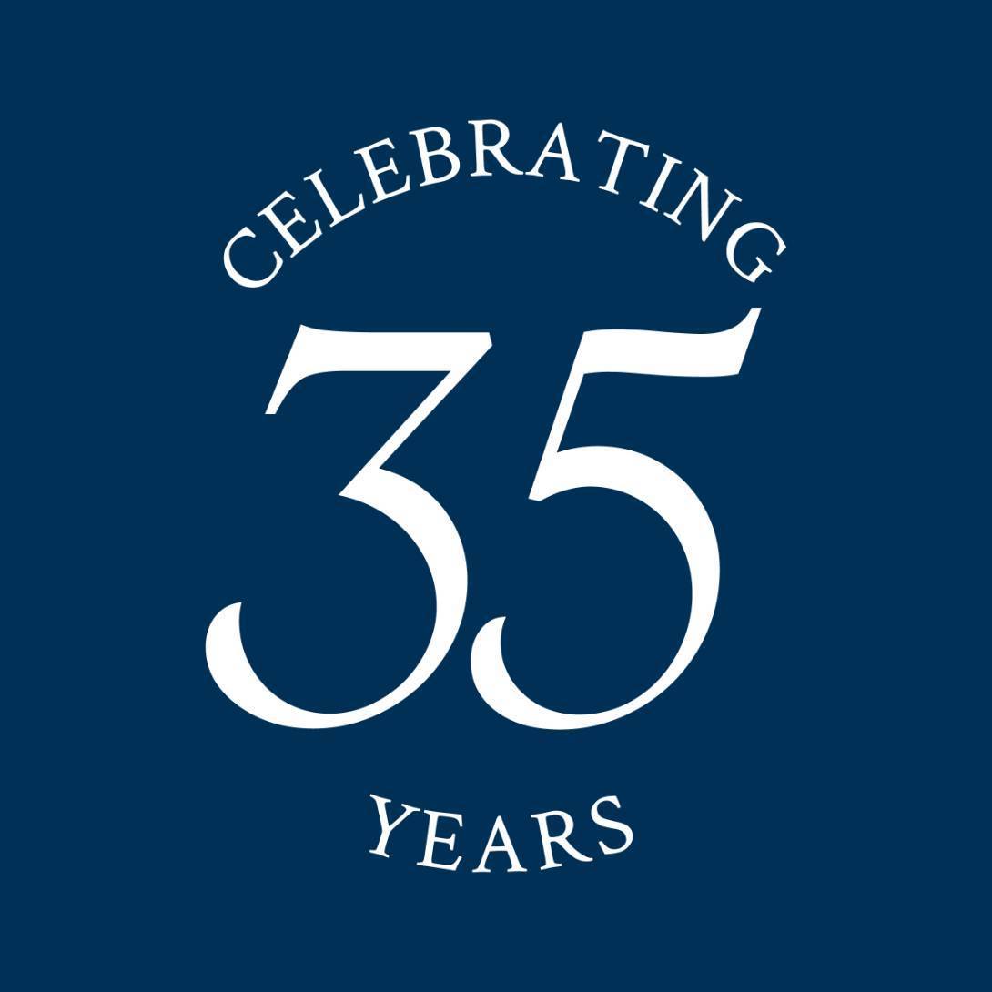 35 years logo logo