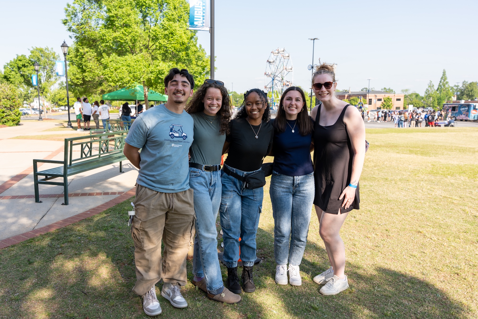students at spring fling